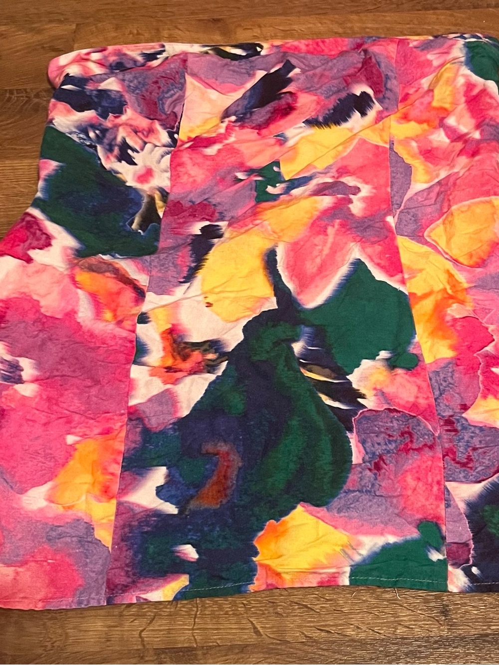 Peppermayo floral mini dress. 16. Dopamine. Artsy. Bright. Rainbow. Colorful.